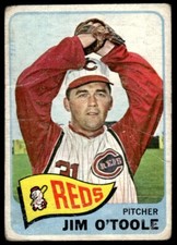 1965 Topps Jim O'Toole Cincinnati Reds #60