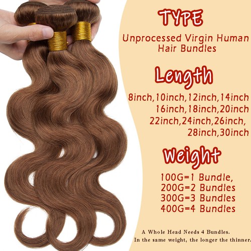 Peruvian Virgin Remy Human Hair Extensions Thick 100g Sew In Bundles Weave Weft - Picture 6 of 33