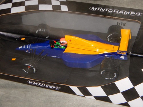 Minichamps F1 1:18 J Herbert Tyrrell Ford 018 Belgian GP 1989 *Decals Included* - Picture 5 of 6