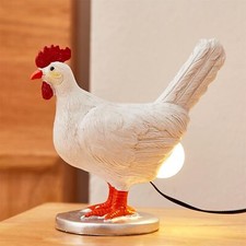 Chicken Egg Lamp Funny Chicken lamp with Egg in Butt Lifelike LED Chicken Nig...