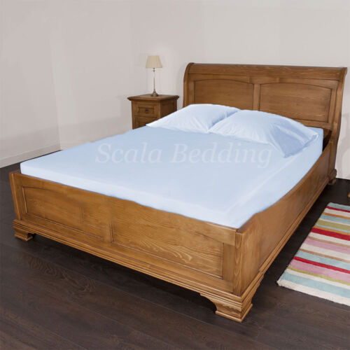 1 Piece 28" Deep Pocket Fitted Sheet 100% Egyptian Cotton 1000TC All Size Color - Picture 21 of 25