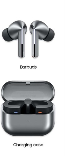 Samsung Galaxy Buds 3 Pro AI True Wireless écouteurs antibruit - Argent - Photo 4 sur 9