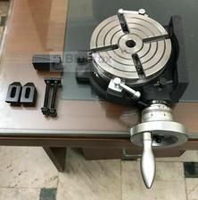 Teilapparat Rundtisch &Oslash; 150 mm HV-6 mit Spannpratzen-Set Bluefox Tools