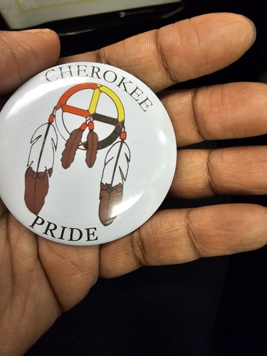 Cherokee PRIDE PIN BACK BUTTON