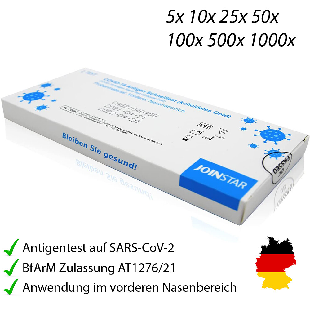 Details zu FLOWFLEX Corona Schnelltest Antigen Covid Rapid Test Laientest Selbsttest Nasal Supergewinn
