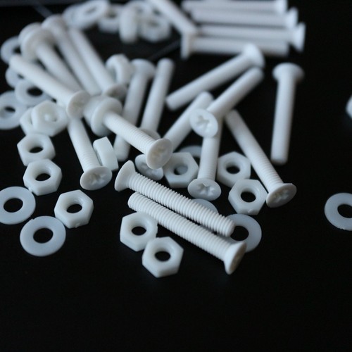 M3 M4 M5 M6 M8 x Gris Negro Blanco Tornillo avellanado Tuercas de plástico Pernos - Imagen 21 de 27