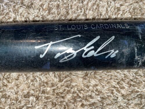 Tommy Edman Game Used Signed Auto Baseball Bat Los Angeles Dodgers Nlcs Mvp - Picture 3 of 7