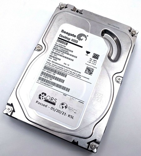 Seagate Barracuda 3.5" 2TB 7200RPM 64MB 6Gb/s SATA HDD Hard Drive ST2000DM001