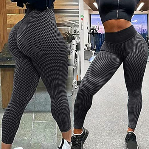 Women Anti-Cellulite Yoga Pants Push Up Leggings Bum Butt Lift Running Sport Gym - Picture 26 of 31