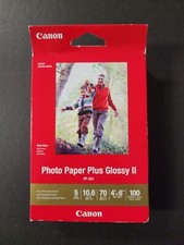 Canon Plus Glossy II PP-301 Inkjet 4x6 Photo Paper - 100 Sheets