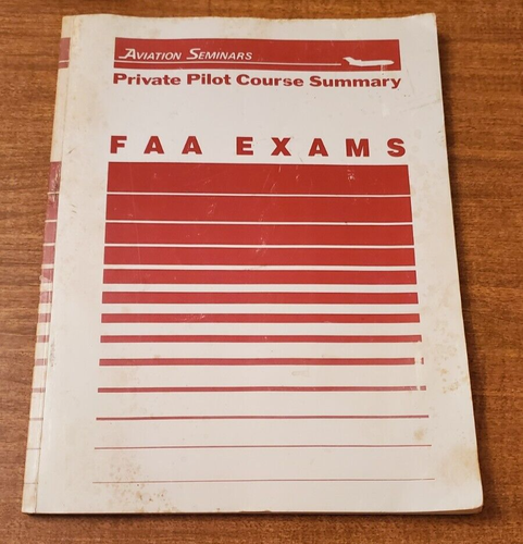 Private Pilot Course Summary FAA Exams Aviation Seminars 1992 Paper Back Book!!! - Picture 2 of 8