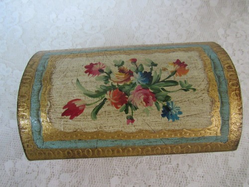 ARAM ARTIGIANATO FIORENTINO VINTAGE HOLZ SCHMUCKKÄSTCHEN HAND MADE IN ITALY - Bild 3 von 12