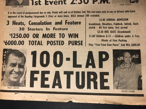 Vintage Area Auto Racing News Sept. 28, 1966 ARDC NASCAR DIRT - Picture 9 of 10