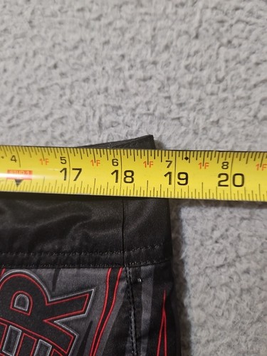 Pantalones cortos de natación Hustler para hombre talla 36 negros rojos para mujer - Imagen 6 de 7