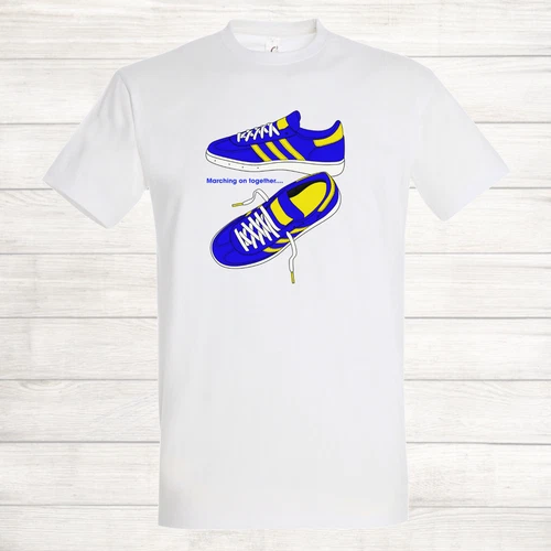 Leeds United Handball Football Marching on Together LUFC Saturday T Shirt