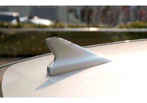 Cubierta de receptor de antena de aleta de tiburón exterior plateada para Kia Forte K3 2014-2018 - Imagen 5 de 6