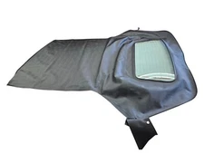 Fits: VW Cabrio 2001-02 Soft Top W/Heated Glass window Haartz Black Cabrio Vinyl