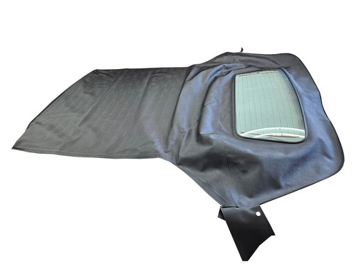 Fits: VW Cabrio 2001-02 Soft Top W/Heated Glass window Haartz Black Cabrio Vinyl - Foto 1 di 7