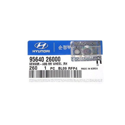 01-06 for Hyundai SantaFe 2WD 9564026000 Genuine Rear Right ABS Speed Sensor - Foto 5 di 5