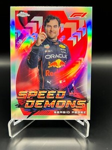 2022 Topps Chrome F1 Sergio Perez Speed Demons Refractor #SD-SP