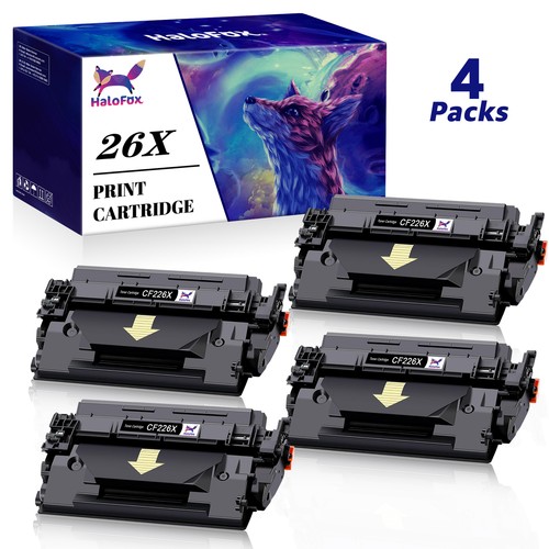 4PK CF226X 26X Toner Cartridge for HP LaserJet Pro MFP M426fdw M426fdn M426