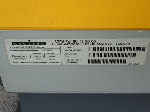 Cegelec Alspa VNTA 4059E 400V 30KW 59.0A - Bild 7 von 12