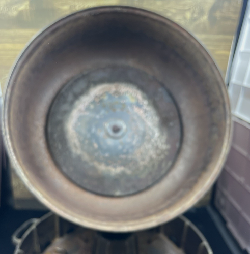 Antique Cast Iron "Master Bake" Potato Pot ~ 1918 w/Lid Cadmus Prod. Bayonne NJ - Bild 5 von 8