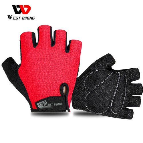 WEST BIKING Breathable Cycling Short Half Finger Gloves Sports Gloves Mittens - Picture 23 of 27