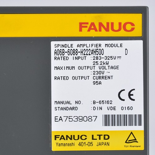 **Neuaufbau**12 Monate Garantie**EINMAL AUSPROBIEREN**UMTAUSCH**Fanuc A06B-6088-H222#H500