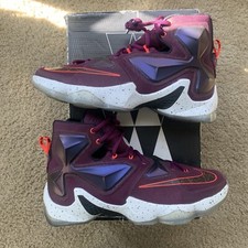 Size 9.5 - Nike LeBron 13 Mulberry 2015