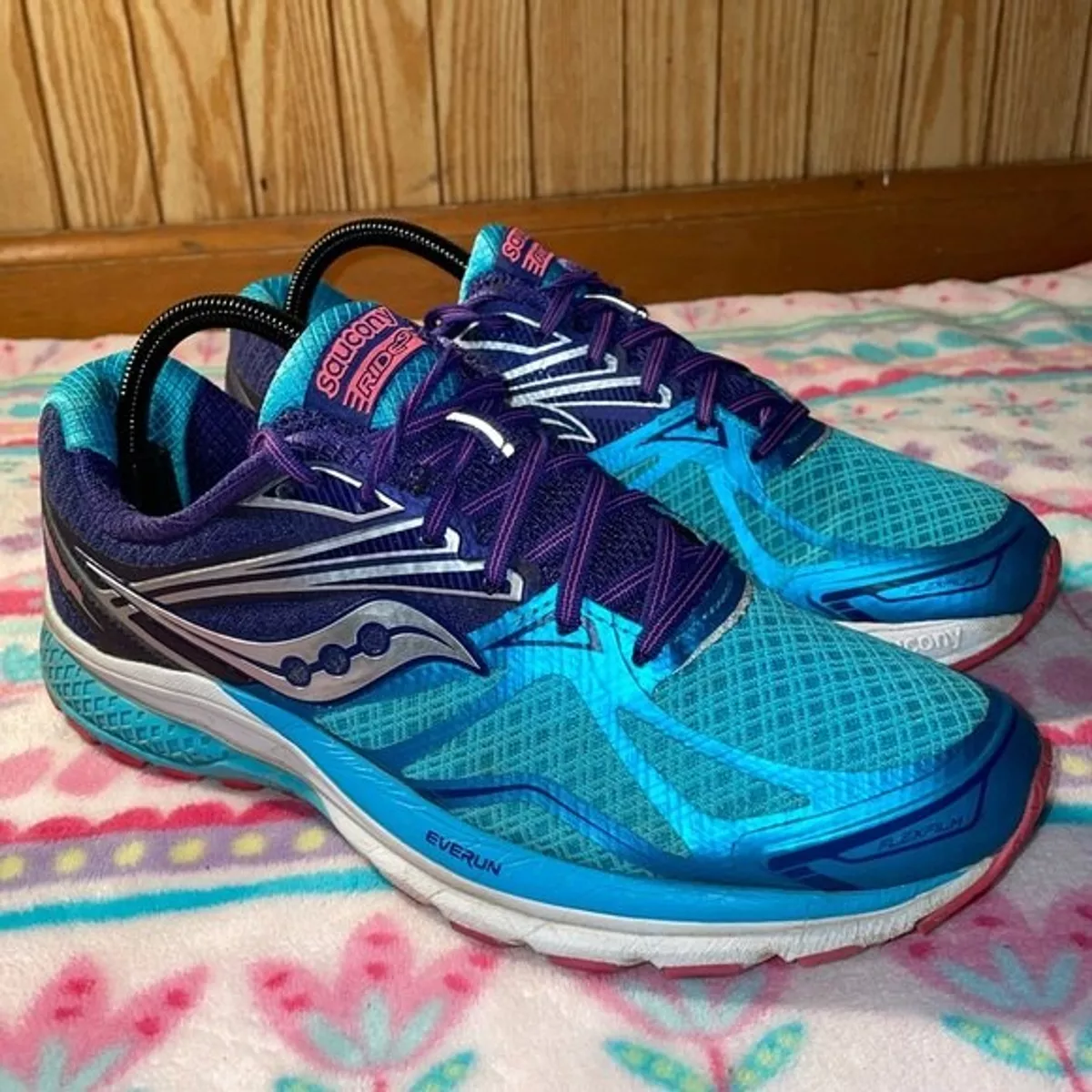 Saucony ride on sale 9 womens blue