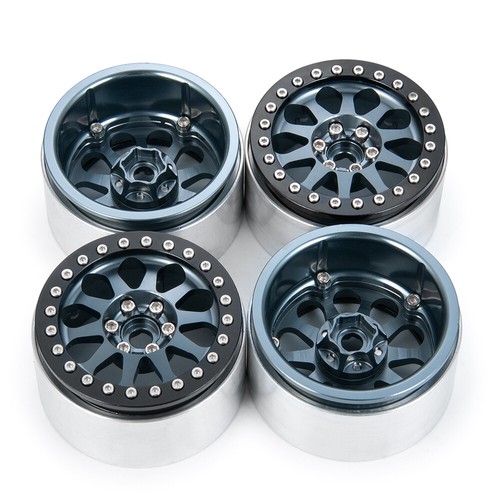2.2" Metal Beadlock Wheels rim 35mm for 1/10 RC Axial SCX10 Wraith 90048 RR10 - Picture 10 of 15