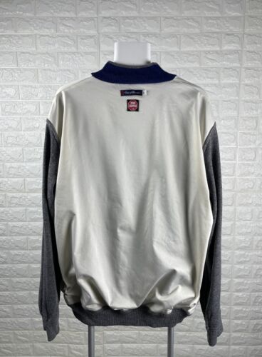 Conte of Florence Golf Half Zip Sweater Windstopper Lined Men's Size L - Picture 12 of 16