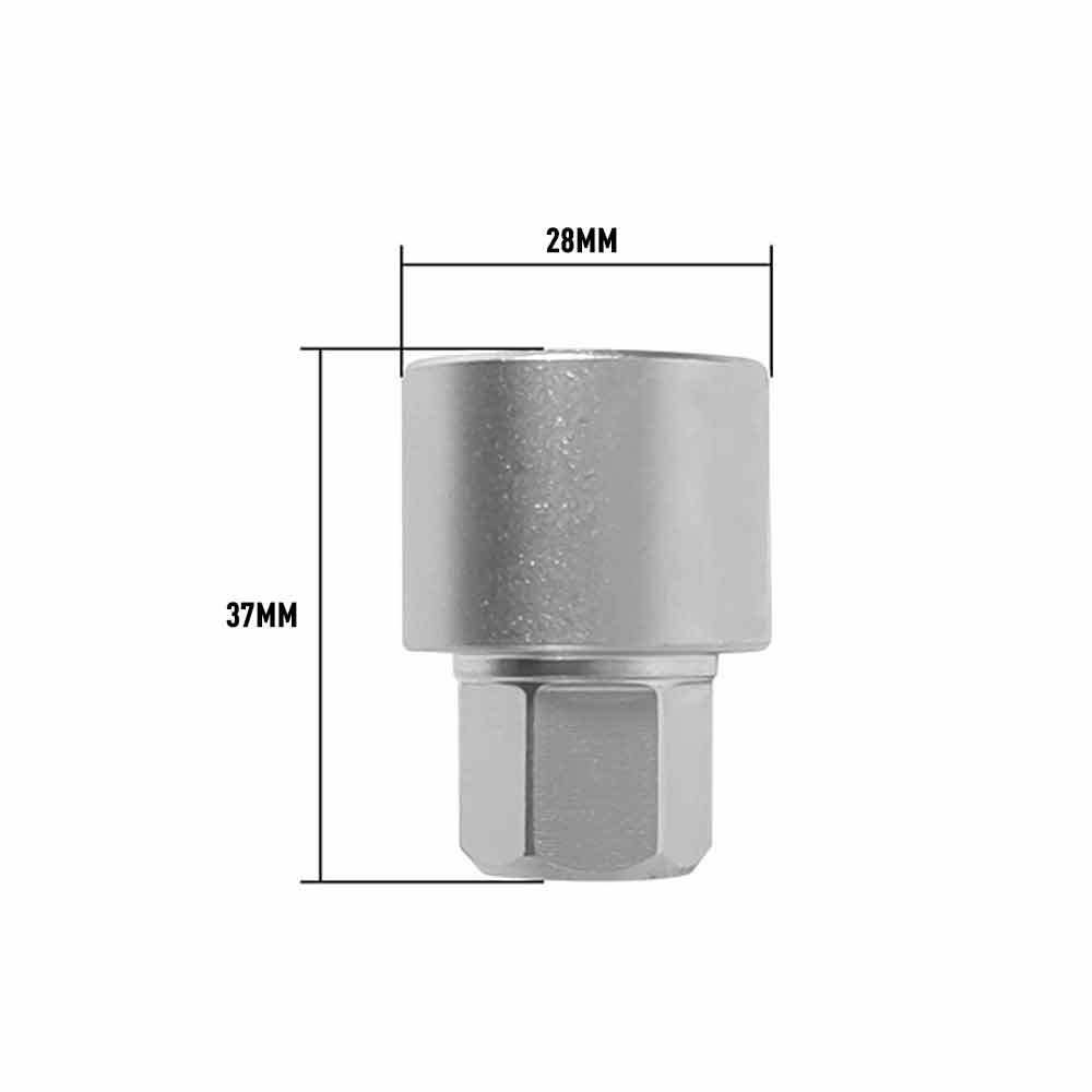 for Audi Security Master Locking Wheel Nut Key 17mm Socket A5/A3/A4/A6