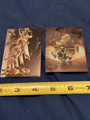 THE BEST OF FRAZETTA ALL-CHROMIUM-Comic Images-1996-6 Card UNCUT SET+ 10 Singles - Picture 5 of 12