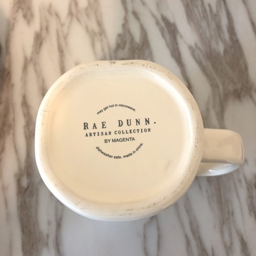 RAE DUNN Artisan Farmhouse 'Enjoy' Mug - New - Picture 3 of 3