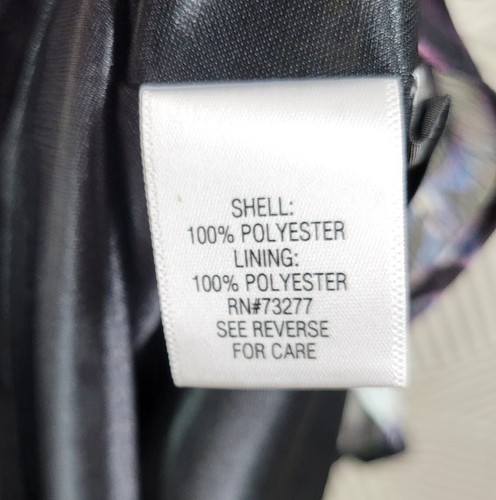 Simply Vera Wang Party Dress size Small Floral Layered Chiffon Hi Low purple - Picture 8 of 9