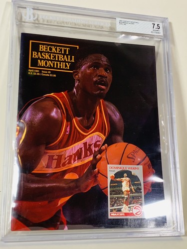 Beckett Basketball Monthly Issue # 9 Dominique Wilkins Magazine cover - Picture 3 of 8