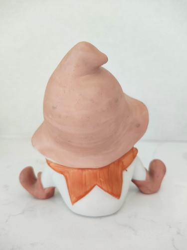 Homco Ceramic Bisque Pixie Elf's Figurines Set Of 3 Vintage - Picture 4 of 11