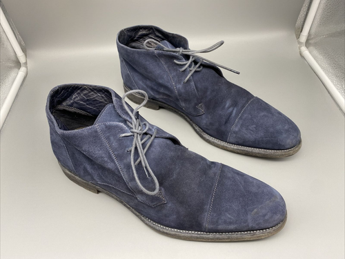 Cole Haan Blue Suede Shows Chukka Ankle Boots Men's US 12 - 第 1/6 張圖片