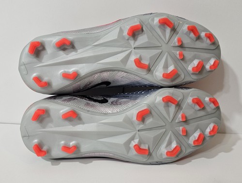 Nike Jr Phantom Venom Elite FG Soccer Cleats Grey Crimson Size 5.5Y - Picture 7 of 7