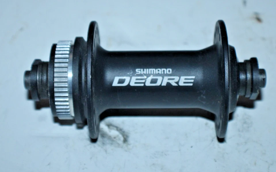 Shimano Deore Front Bike Hub Black 36H 100mm Center Disc HB-M615 QR USA Shipper! - Image 3 of 4
