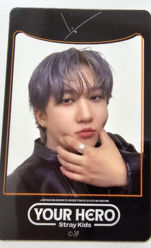 Stray Kids JAPAN SEASON’S GREETINGS 2025 MUSEUM Official Clear Photo card PC - Picture 38 of 52