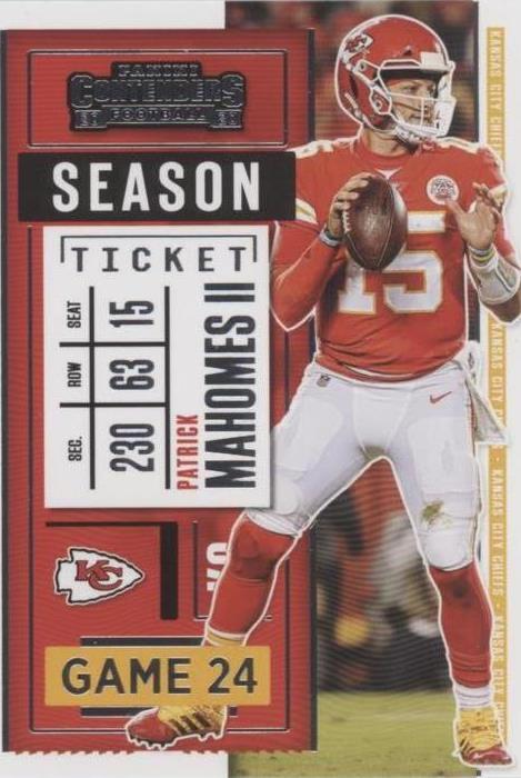 2020 Panini Contenders Patrick Mahomes II #2 - 1 of 4