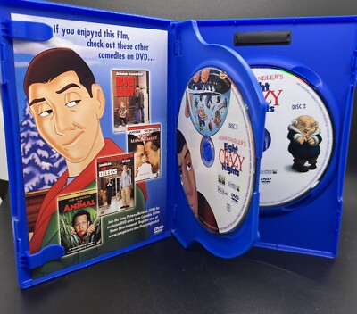 Adam Sandlers Eight Crazy Nights DVD 2003, 2-Disc Set Christmas