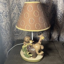 Lambs  Ivy Baby Child Safari Nursery Lamp giraffe monkey lion elephant 16  