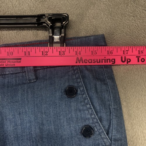 Pantalones cortos Tommy Hilfiger para mujer azul caqui talla 4 - Imagen 6 de 7