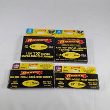 2 Arrow Brad Nails ET100BN 3/4" 1" - 2 Arrow T50 Staples #509 9/16" 3/8"