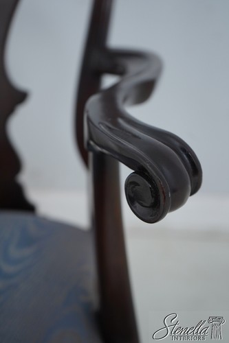 L66730: Set of 8 STICKLEY Mahogany Queen Anne Dining Room Chairs - Picture 19 of 24