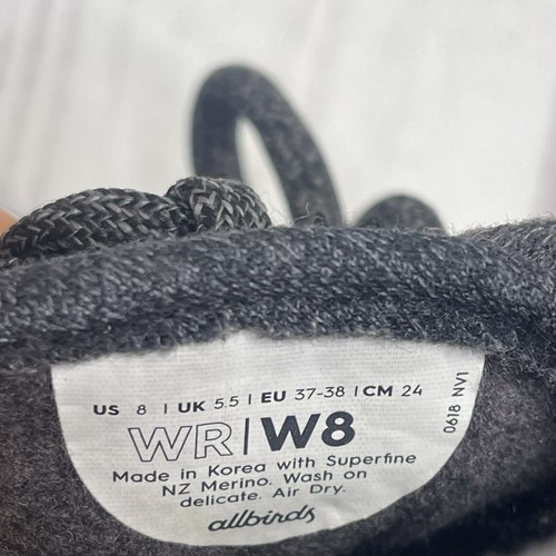 Allbirds WR W8 Womens Gray Merino Wool Runners Sneakers Comfort Shoes Size 8 - Picture 7 of 7